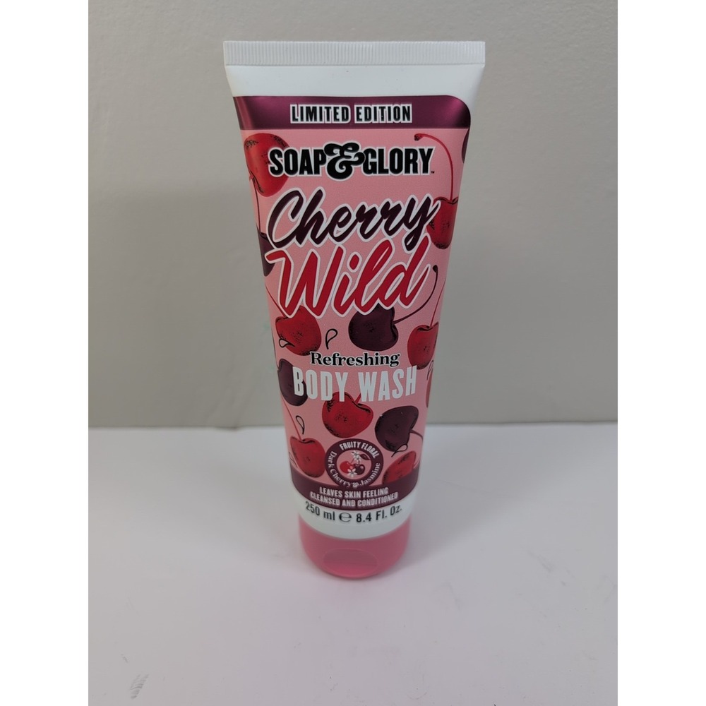 Soap & Glory Limited Edition Cherry Wild Refreshing Body Wash 8.4 fl oz